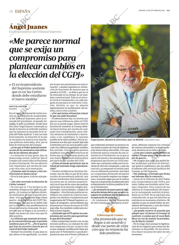 ABC MADRID 15-10-2022 página 18
