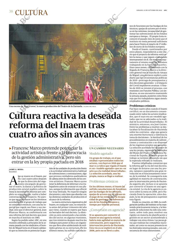 ABC MADRID 15-10-2022 página 38