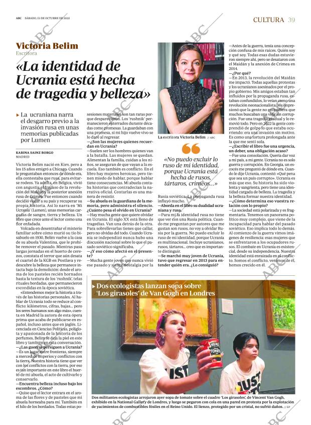 ABC MADRID 15-10-2022 página 39
