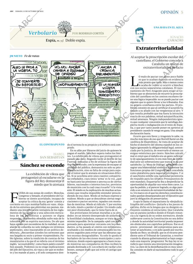 ABC MADRID 15-10-2022 página 5