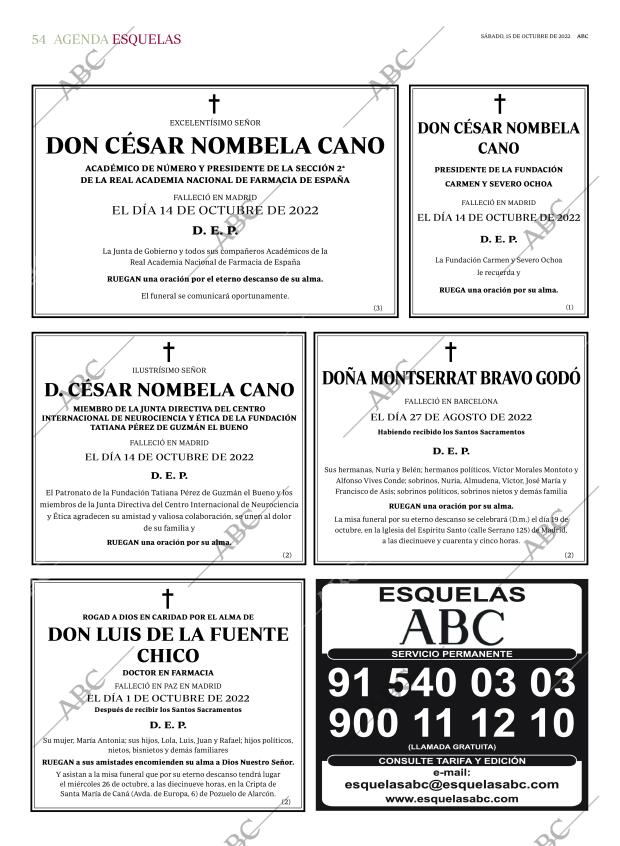 ABC MADRID 15-10-2022 página 54
