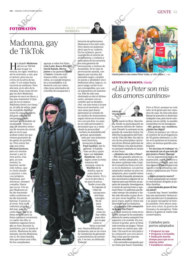 ABC MADRID 15-10-2022 página 61