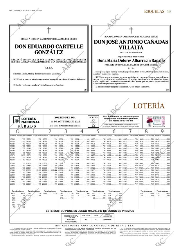 ABC SEVILLA 16-10-2022 página 69