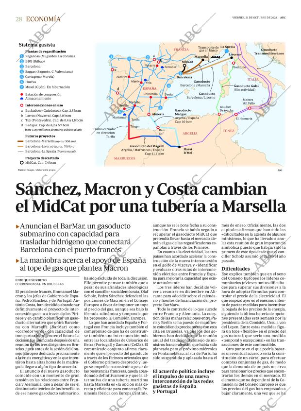 ABC MADRID 21-10-2022 página 28