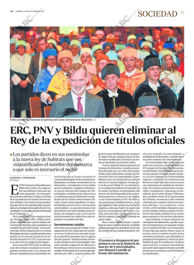 ABC MADRID 21-10-2022 página 33