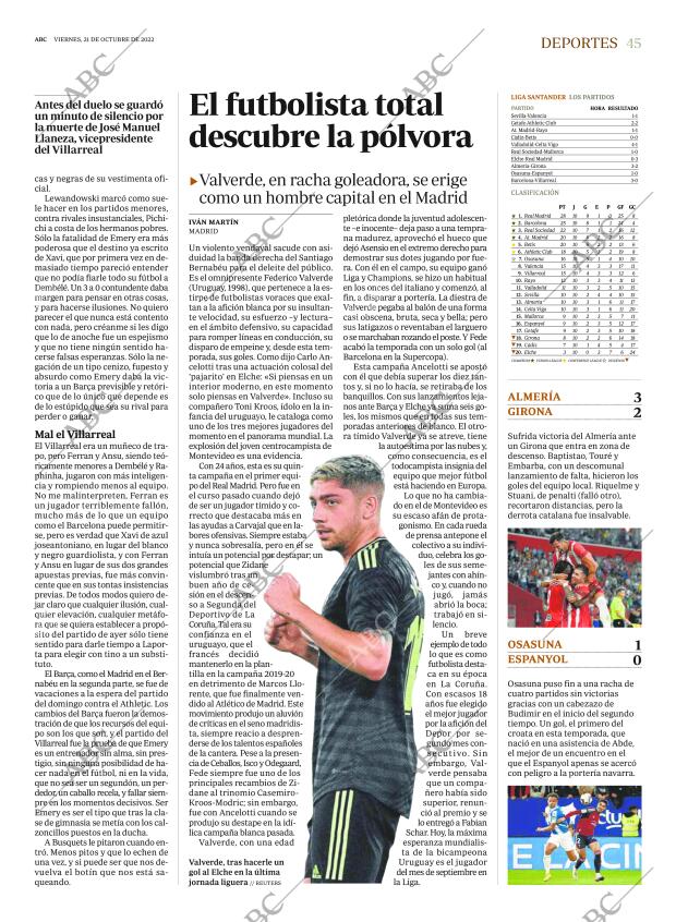 ABC MADRID 21-10-2022 página 45