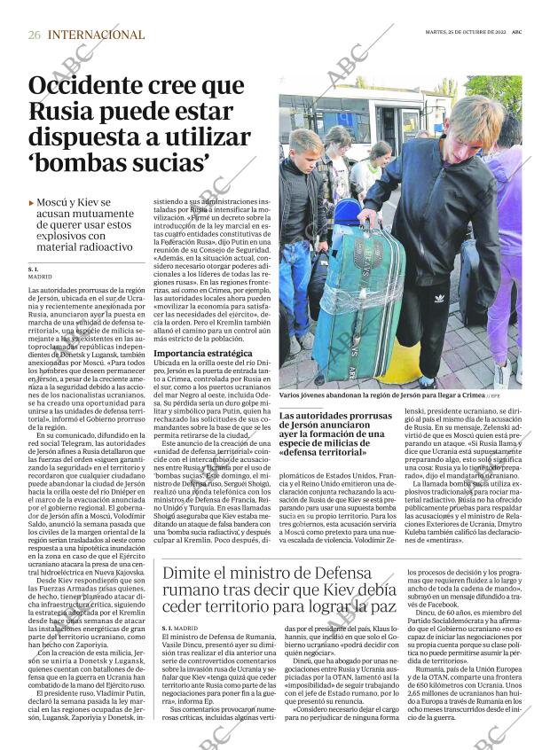 ABC MADRID 25-10-2022 página 26
