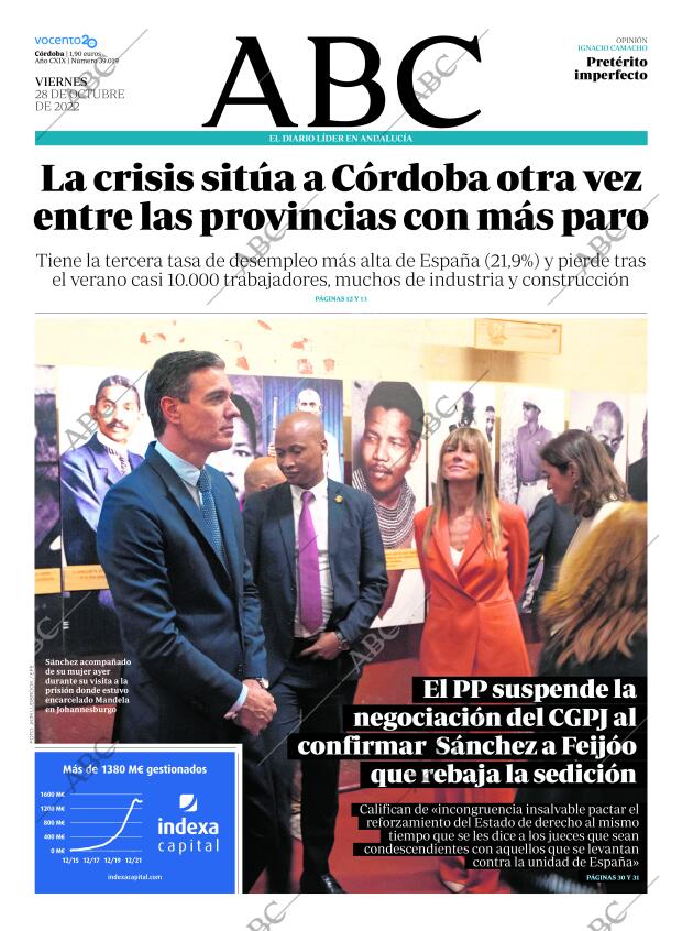ABC CORDOBA 28-10-2022 página 1