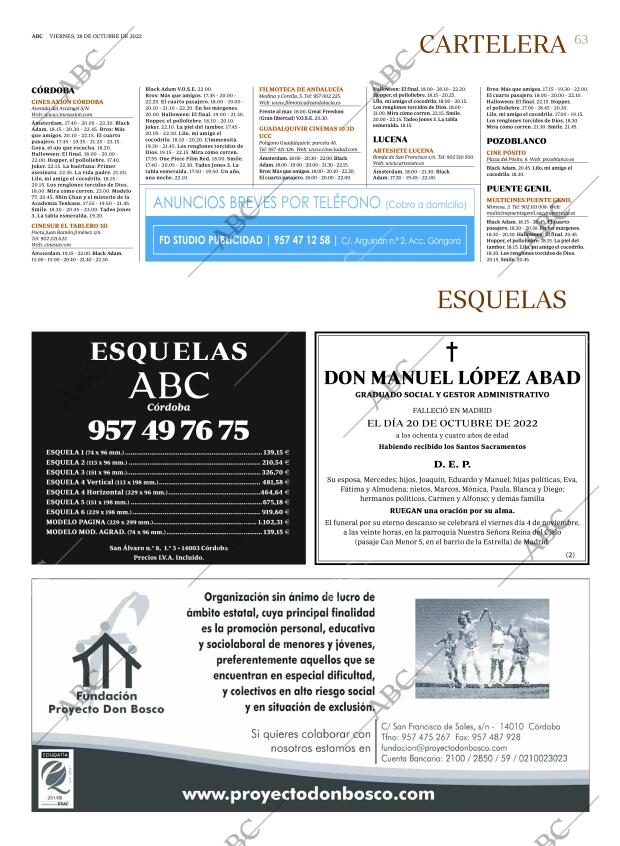 ABC CORDOBA 28-10-2022 página 63