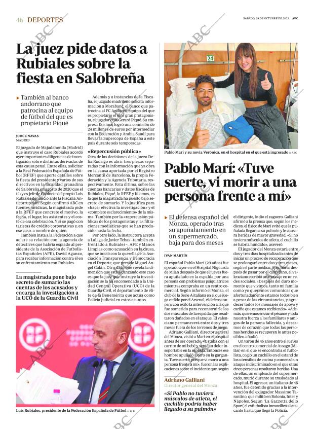 ABC MADRID 29-10-2022 página 46