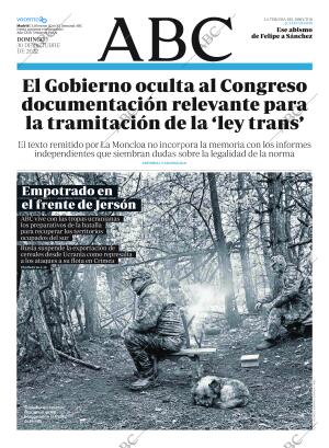 ABC MADRID 30-10-2022 página 1