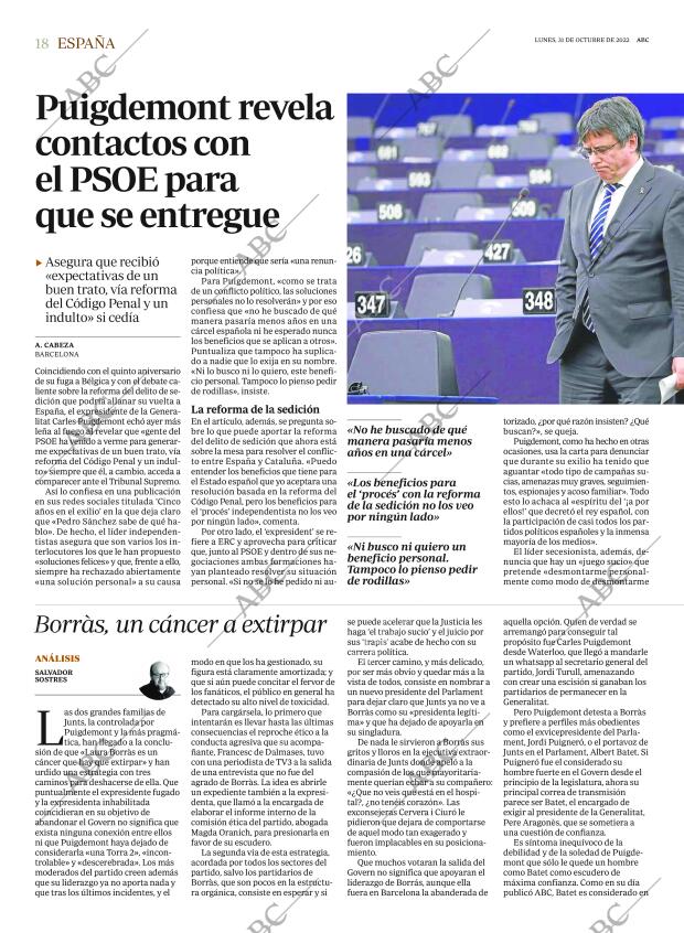 ABC MADRID 31-10-2022 página 18