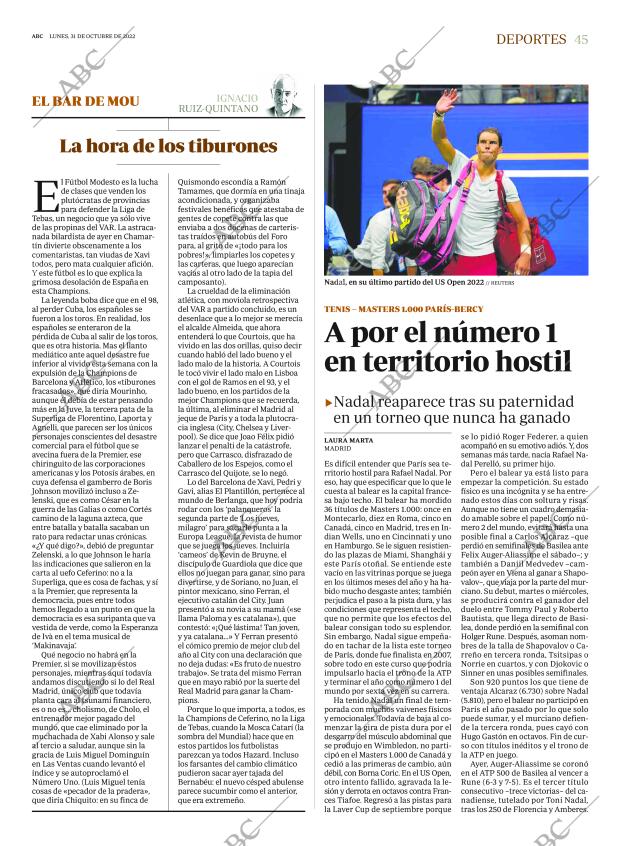 ABC MADRID 31-10-2022 página 45