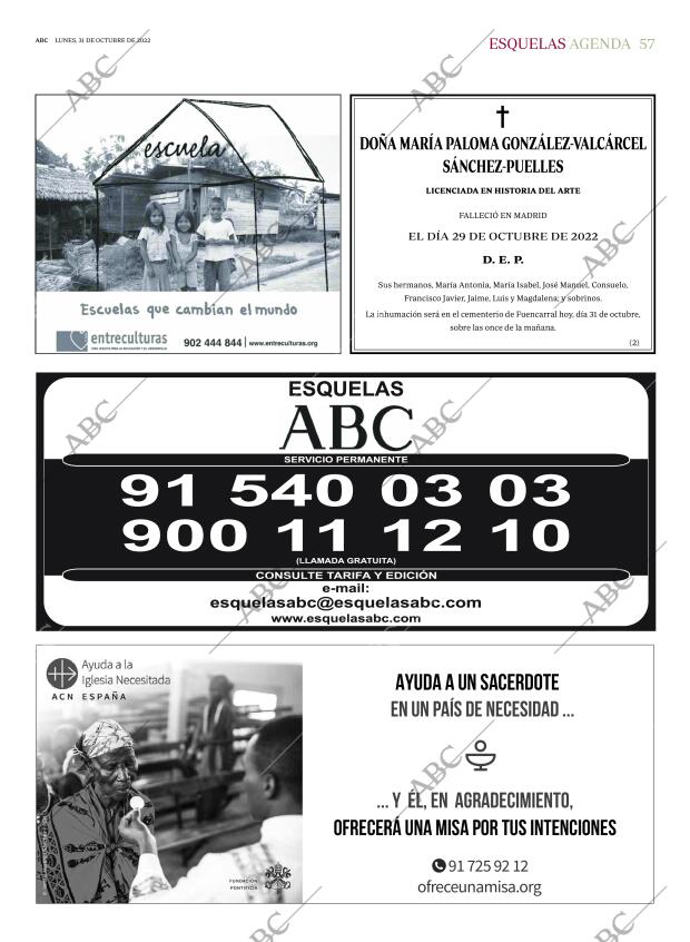 ABC MADRID 31-10-2022 página 57