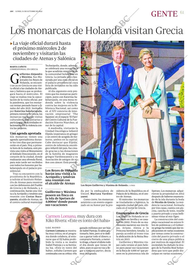 ABC MADRID 31-10-2022 página 61