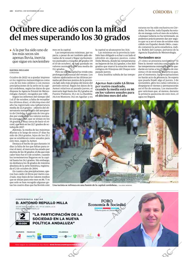 ABC CORDOBA 01-11-2022 página 17