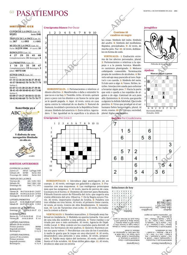 ABC CORDOBA 01-11-2022 página 60