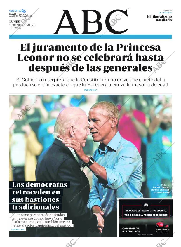 ABC MADRID 07-11-2022 página 1