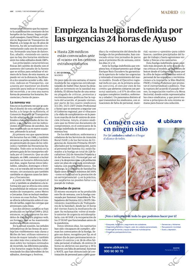 ABC MADRID 07-11-2022 página 69