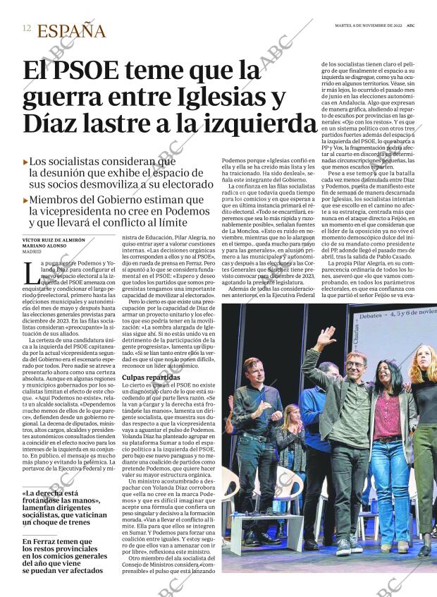 ABC MADRID 08-11-2022 página 12