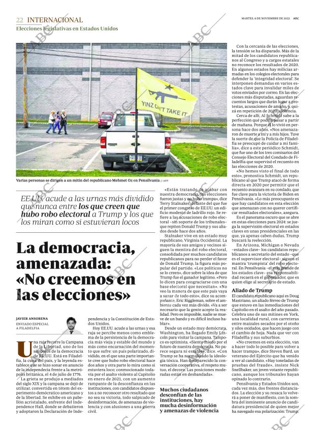 ABC MADRID 08-11-2022 página 22