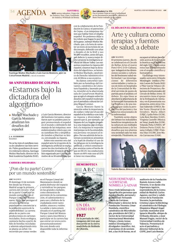 ABC MADRID 08-11-2022 página 54