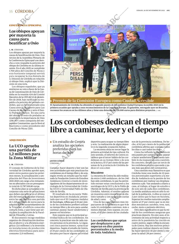 ABC CORDOBA 26-11-2022 página 16