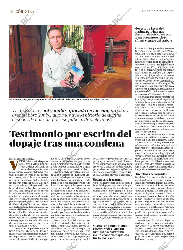 ABC CORDOBA 26-11-2022 página 18