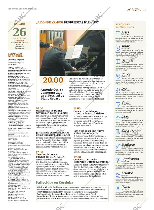 ABC CORDOBA 26-11-2022 página 23