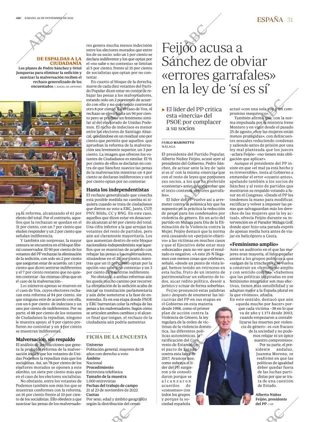 ABC CORDOBA 26-11-2022 página 31