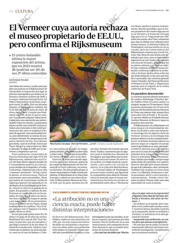 ABC MADRID 26-11-2022 página 44