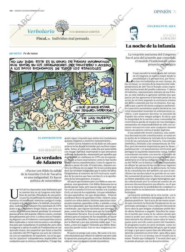 ABC MADRID 26-11-2022 página 5