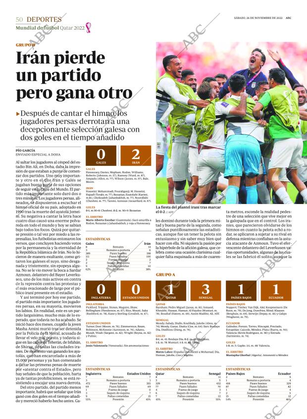 ABC MADRID 26-11-2022 página 50