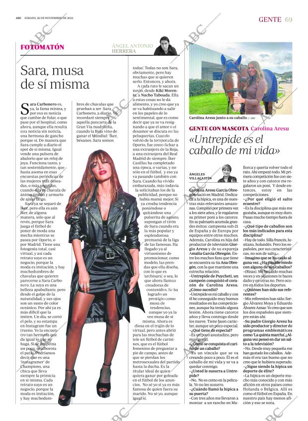 ABC MADRID 26-11-2022 página 69
