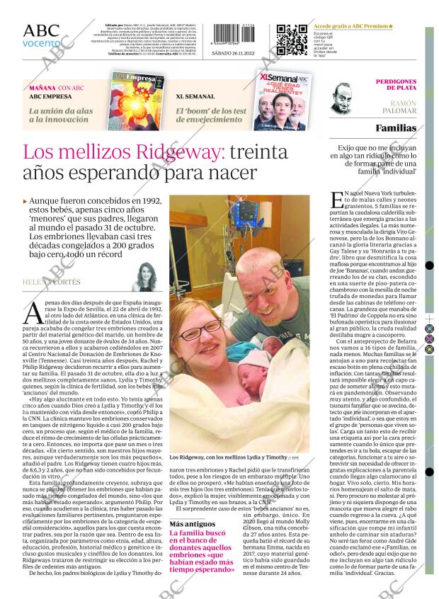 ABC MADRID 26-11-2022 página 72