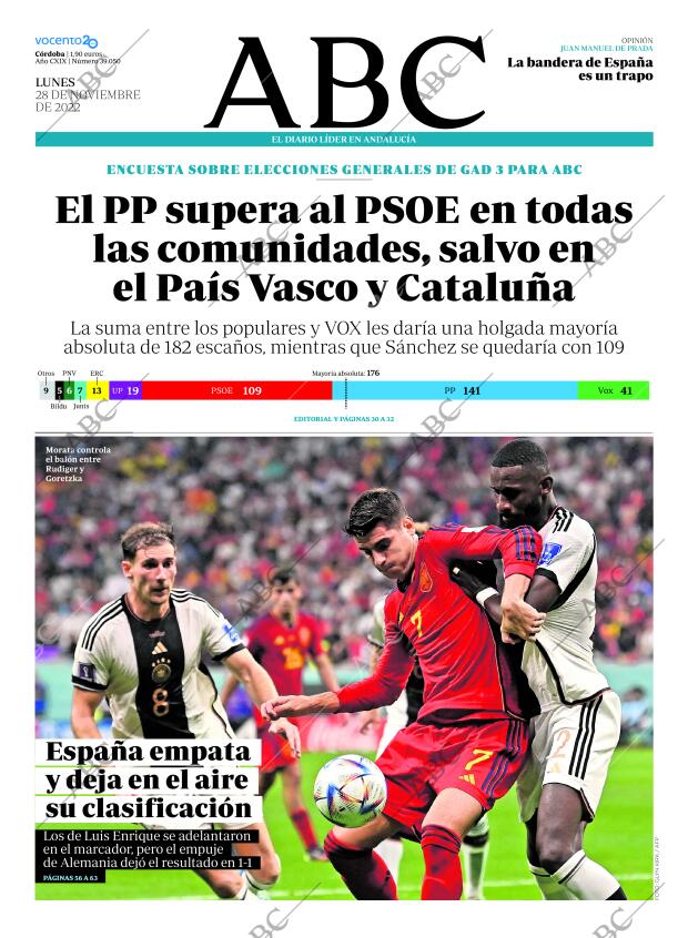ABC CORDOBA 28-11-2022 página 1