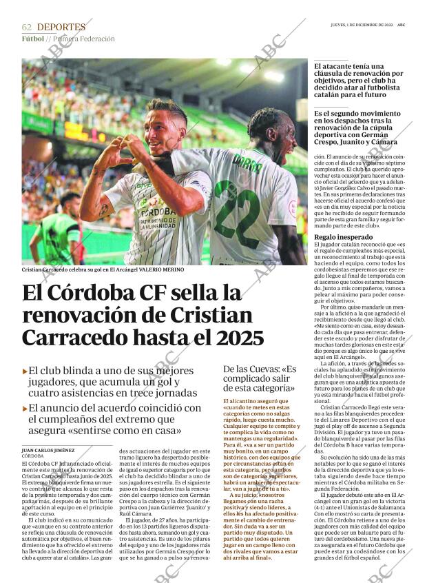ABC CORDOBA 01-12-2022 página 62