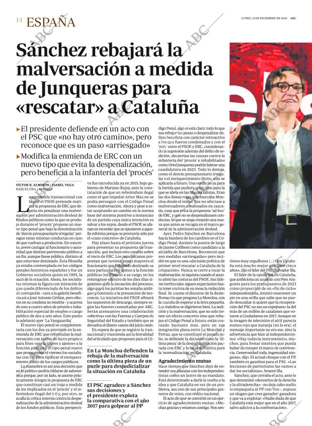ABC MADRID 12-12-2022 página 14