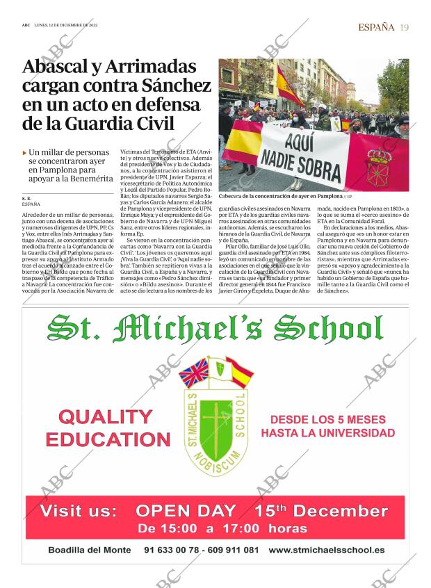 ABC MADRID 12-12-2022 página 19