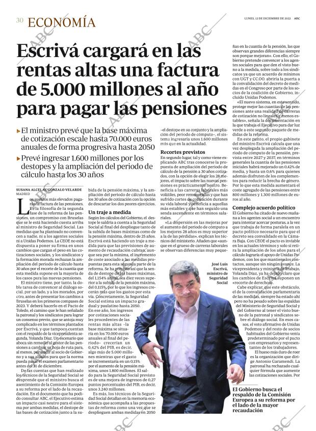 ABC MADRID 12-12-2022 página 30