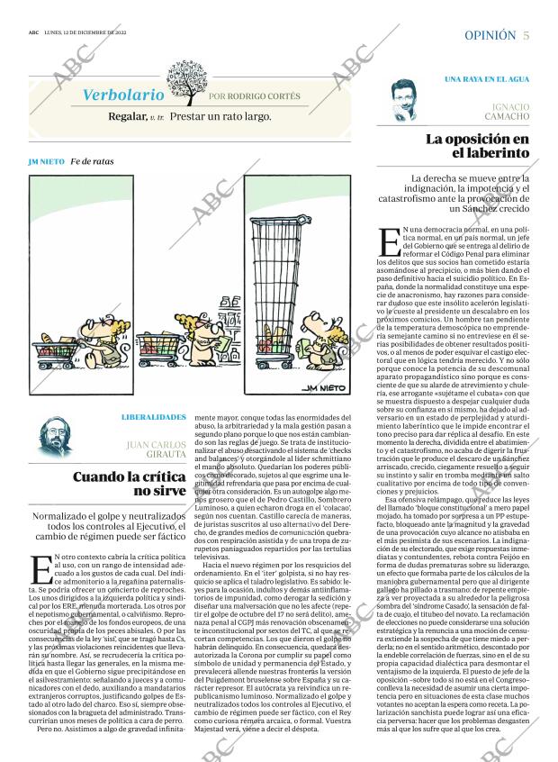ABC MADRID 12-12-2022 página 5