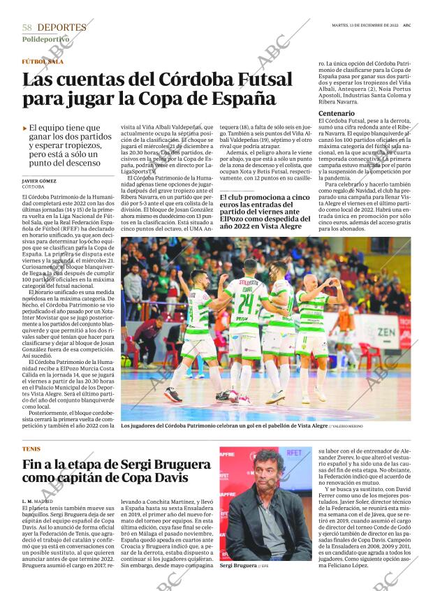 ABC CORDOBA 13-12-2022 página 58