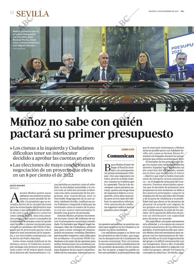 ABC SEVILLA 13-12-2022 página 12