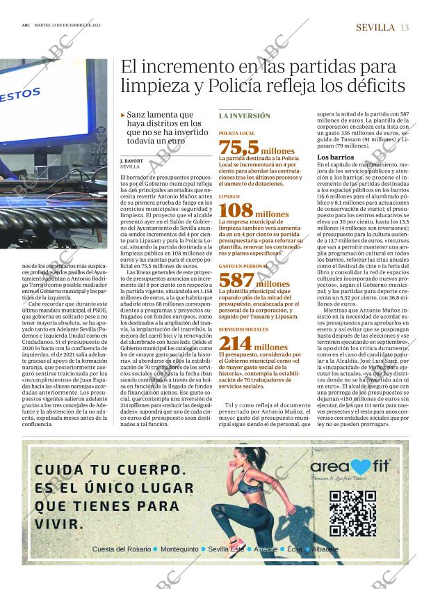 ABC SEVILLA 13-12-2022 página 13