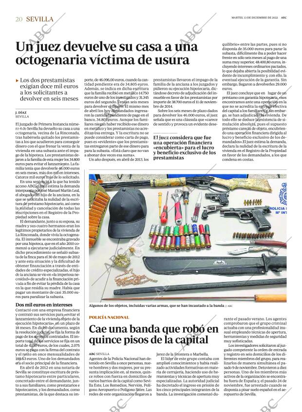 ABC SEVILLA 13-12-2022 página 20