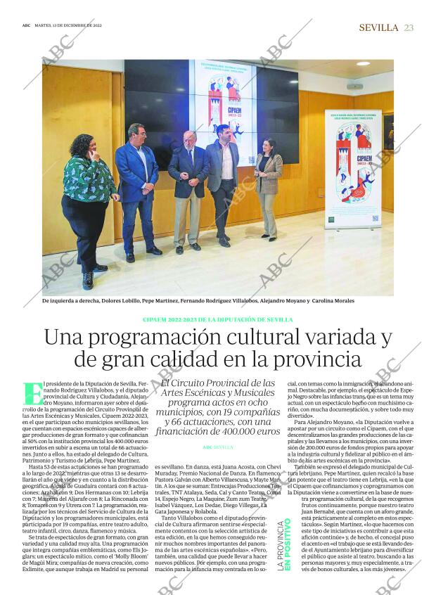 ABC SEVILLA 13-12-2022 página 23