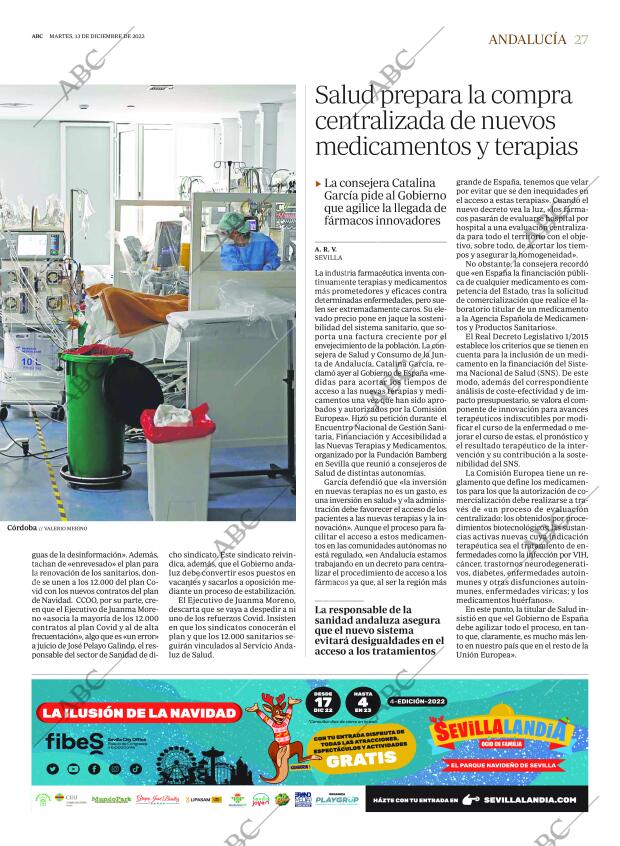 ABC SEVILLA 13-12-2022 página 27