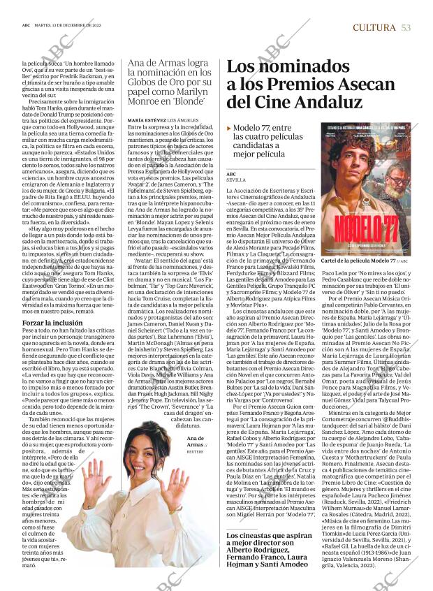 ABC SEVILLA 13-12-2022 página 53