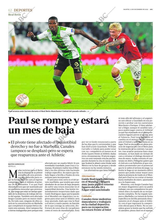 ABC SEVILLA 13-12-2022 página 62