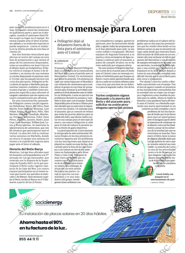 ABC SEVILLA 13-12-2022 página 63
